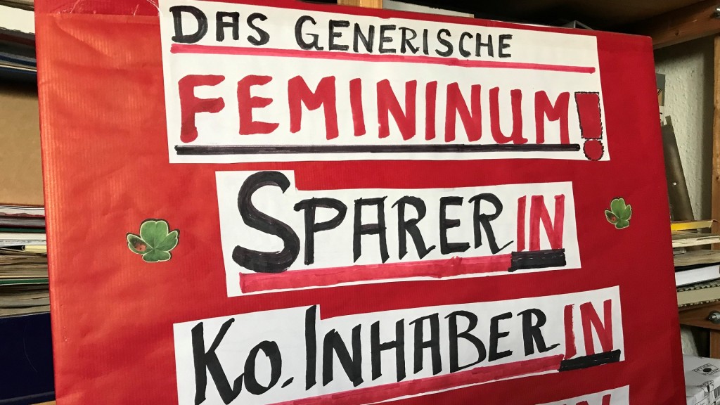 Ein Schild mit der Aufschrift 