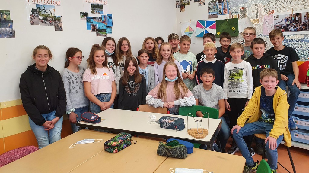 Schülerinnen und Schüler der Klasse 6.1 der Nikolaus-Groß-Schule in Lebach (Foto: SR 1/ Jana Knoblich)