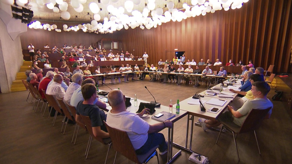 Foto: Der Gemeinderat in Überherrn berät zum Thema SVolt
