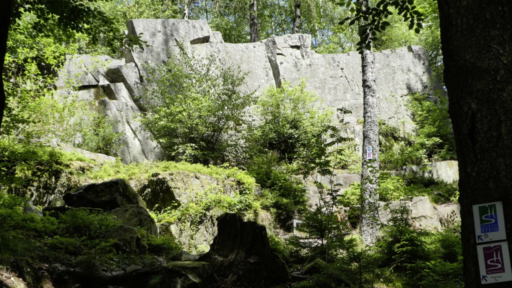 Auf dem Felsenweg Waldhölzbach