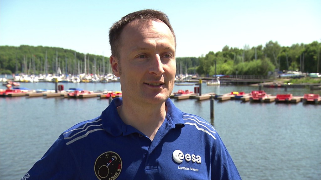 ESA-Astronaut Matthias Maurer