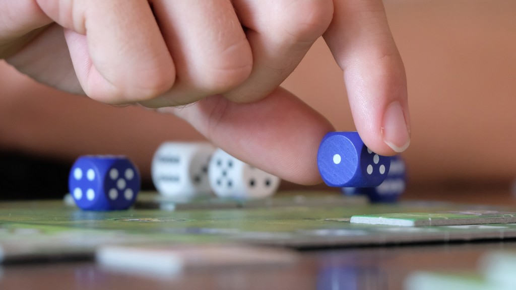 Gesellschaftsspiel mit Würfeln 