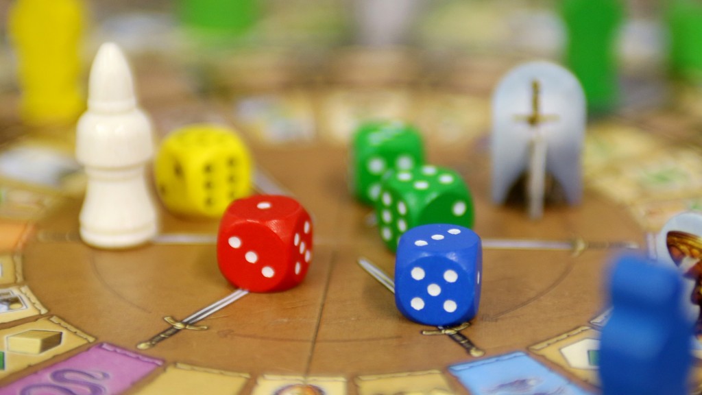 Gesellschaftsspiel mit Würfeln