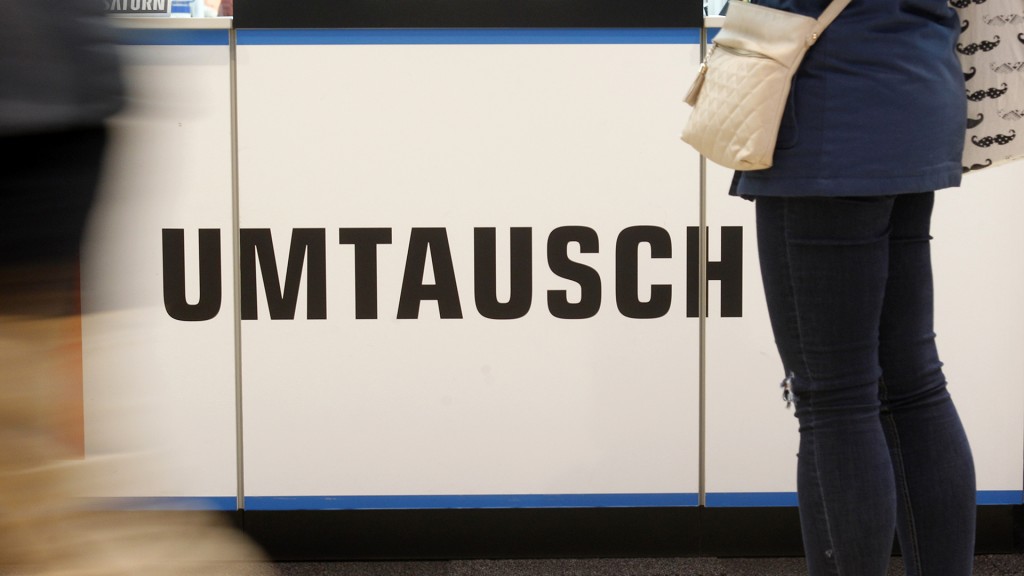 Umtausch-Tresen eines Händlers 