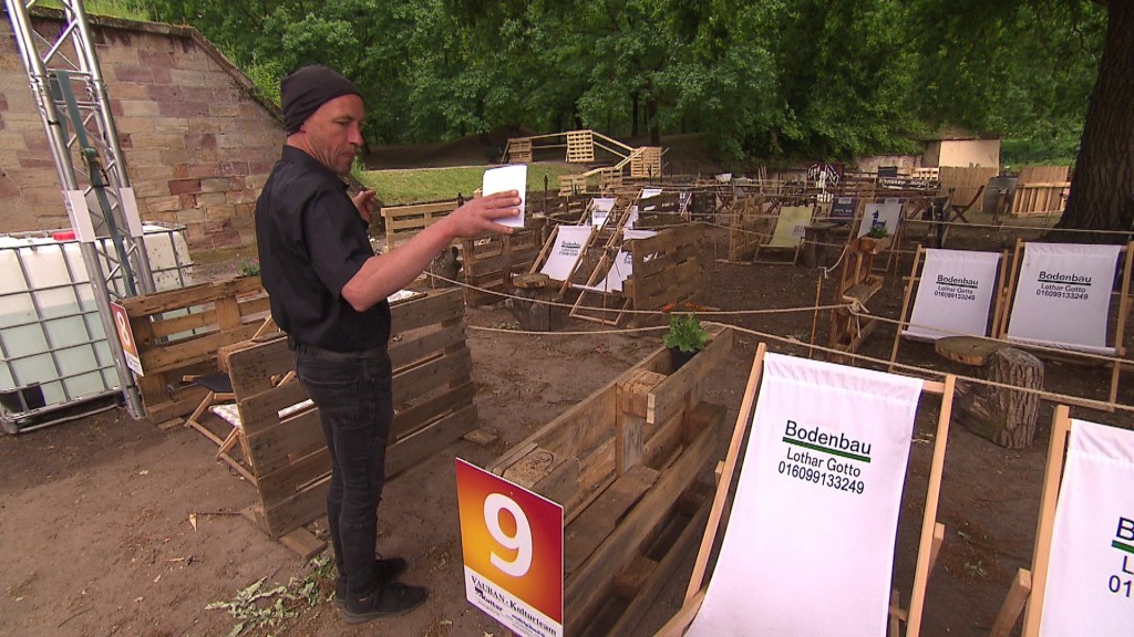 Sascha Gimler, der Betreiber des Saarlouiser Inselgartens auf der Vauban-Insel
