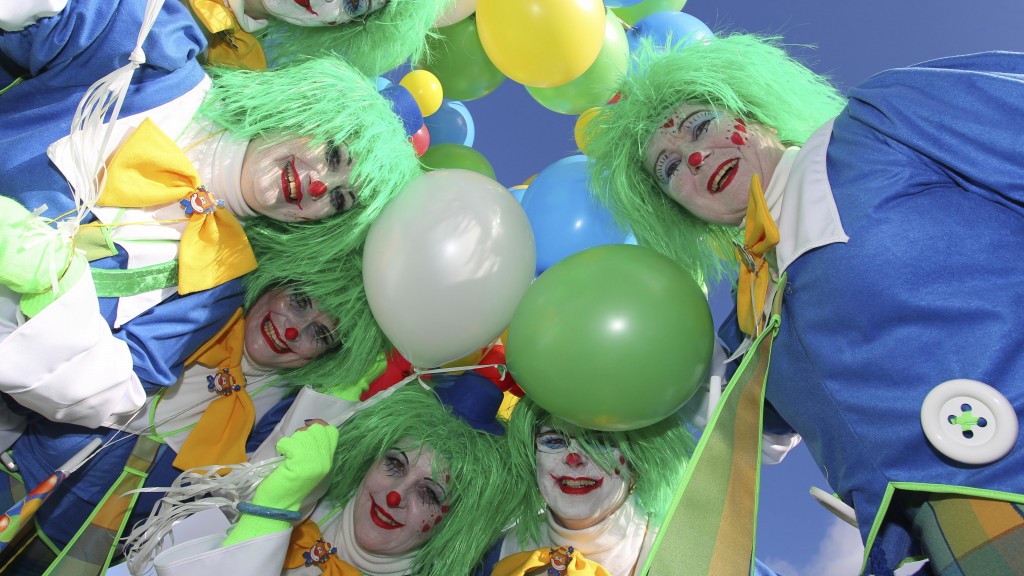 Eine Gruppe von Clowns