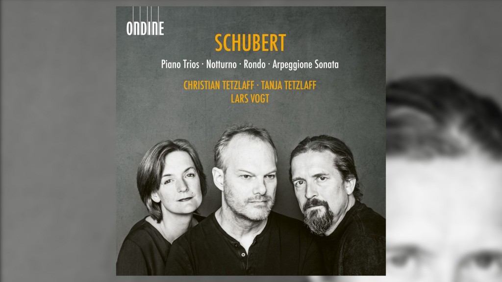 CD-Cover: Tanja Tetzlaff, Lars Vogt, Christian Tetzlaff - Klaviertrios (Schubert)