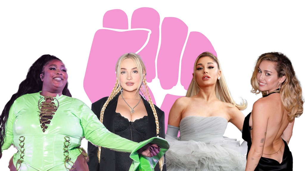 Lizzo, Kim Petras, Ariana Grande und Miley Cyrus