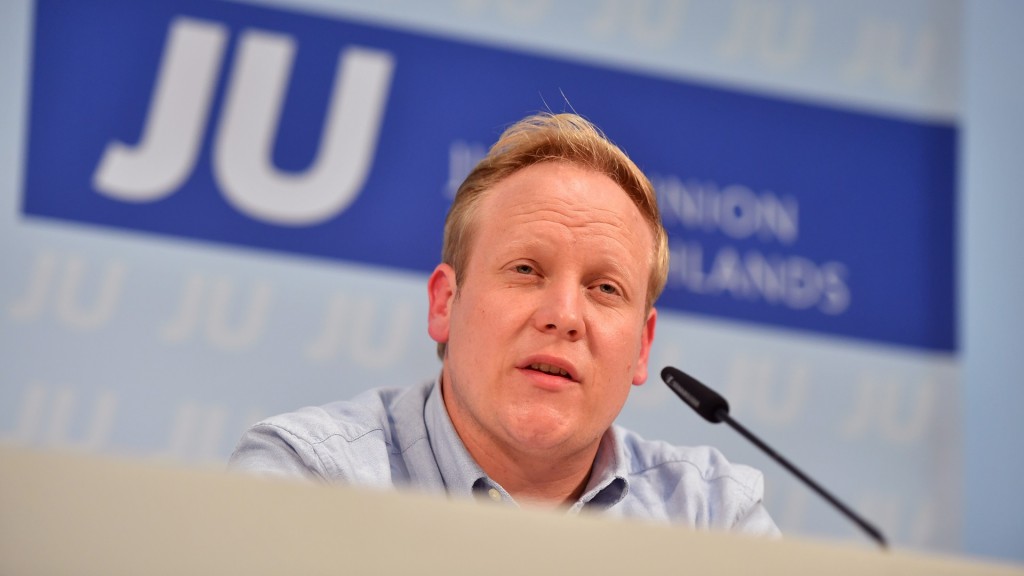 Tilman Kuban bei einer Veranstaltung der Jungen Union