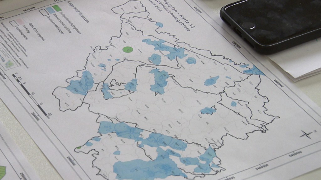 Grundwasserkarte des Saarlandes