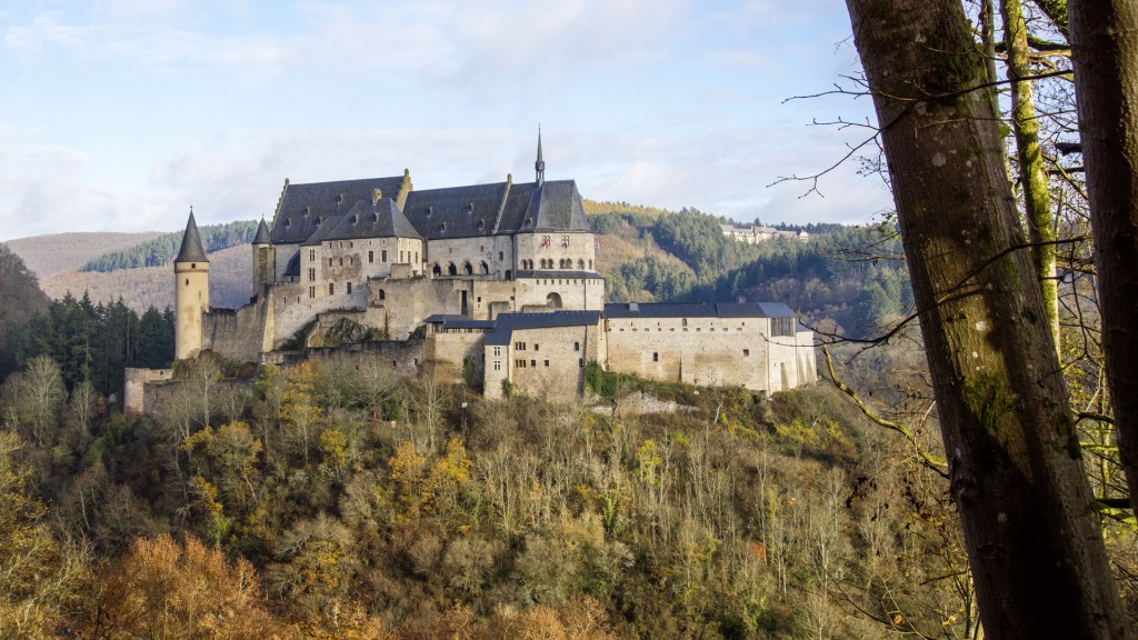 Burg Vianden in Luxemburg