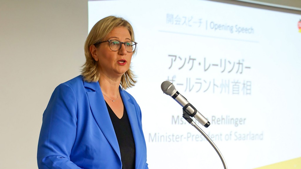 Anke Rehlinger in Japan