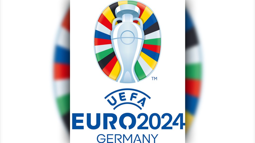 Das Logo der Fußball-EM 2024 in Deutschland