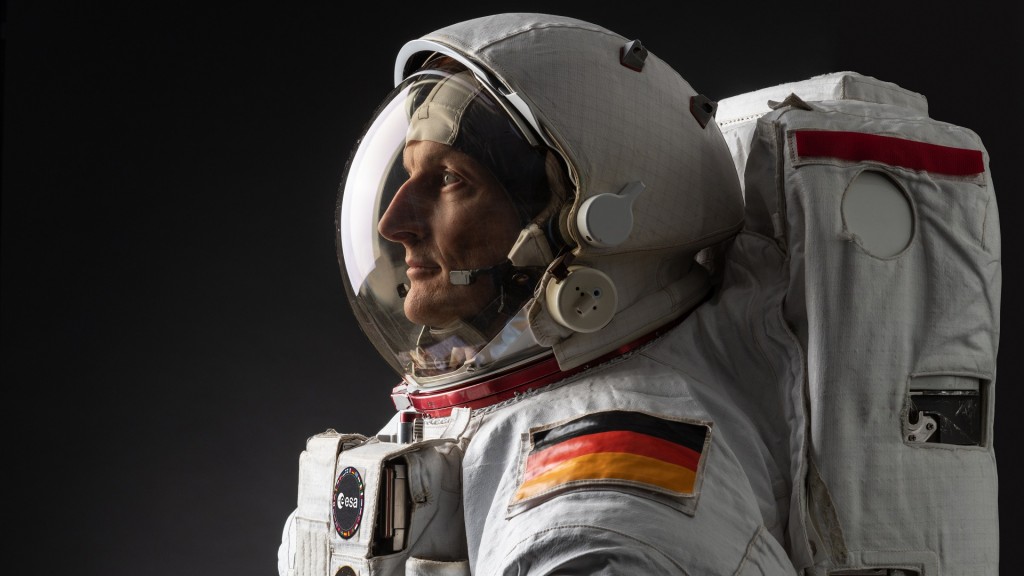 Matthias Maurer aus Deutschland, ESA-Astronaut, aufgenommen in seiner Extravehicular Mobility Unit (EMU)