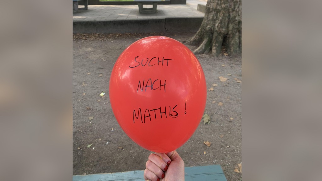 Roter Luftballon mit der Aufschrift 