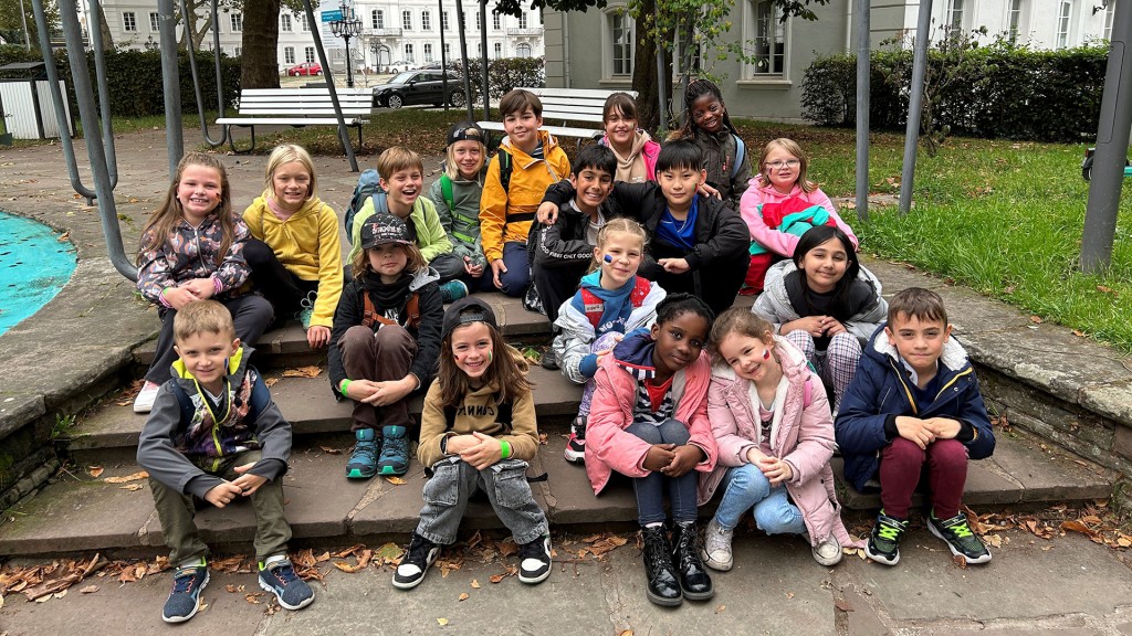 Schülerinnen und Schüler der Lerngruppe drei der Grundschule am Ordensgut in Saarbrücken