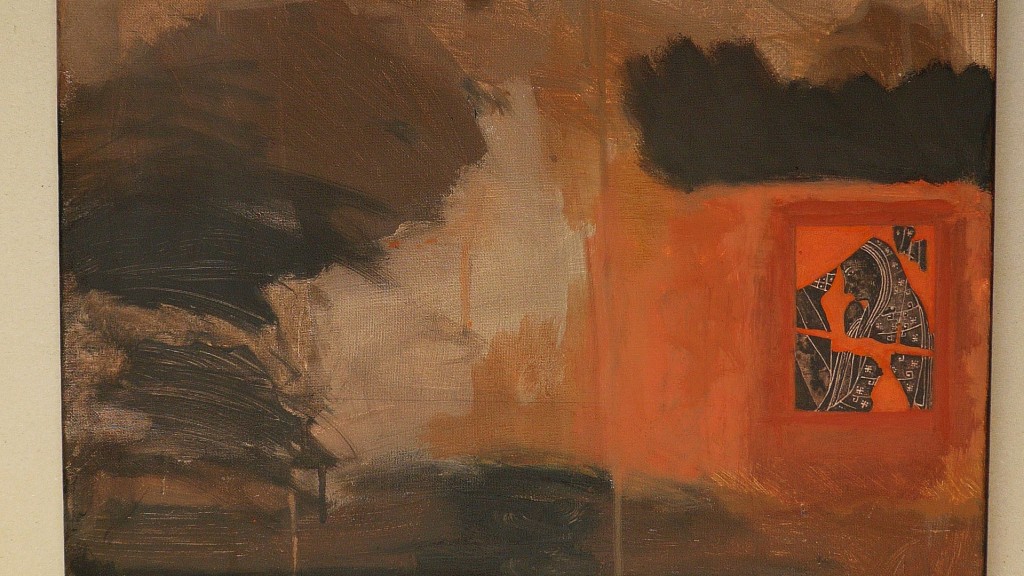 Till Neu - Trauer 2023, Acryl auf Leinwand 40 x 50 cm