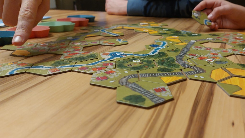 Das Spiel 'Dorfromantik'