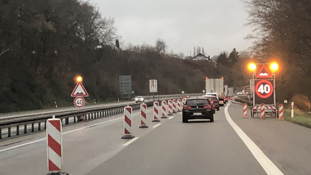 Baustelle Bischimisheimer Talbrücke