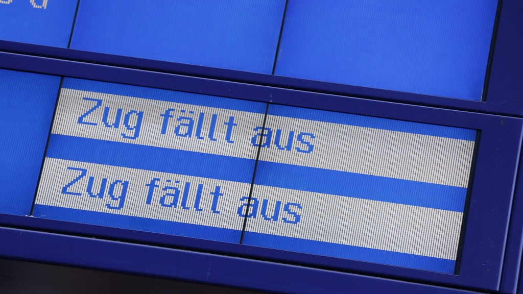 Zug fällt aus