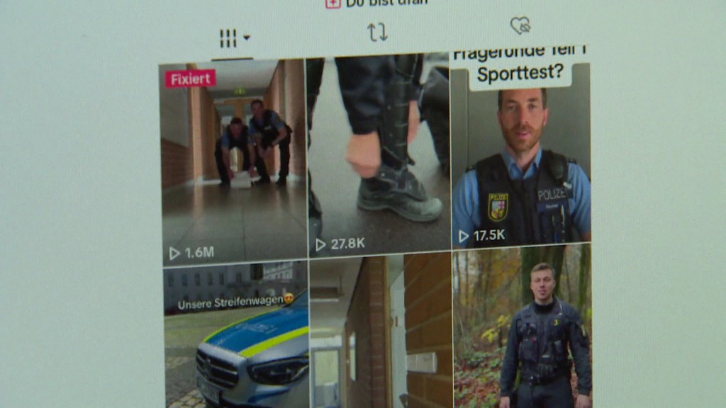 Foto: Der Fake TikTok Account der saarländischen Polizei.