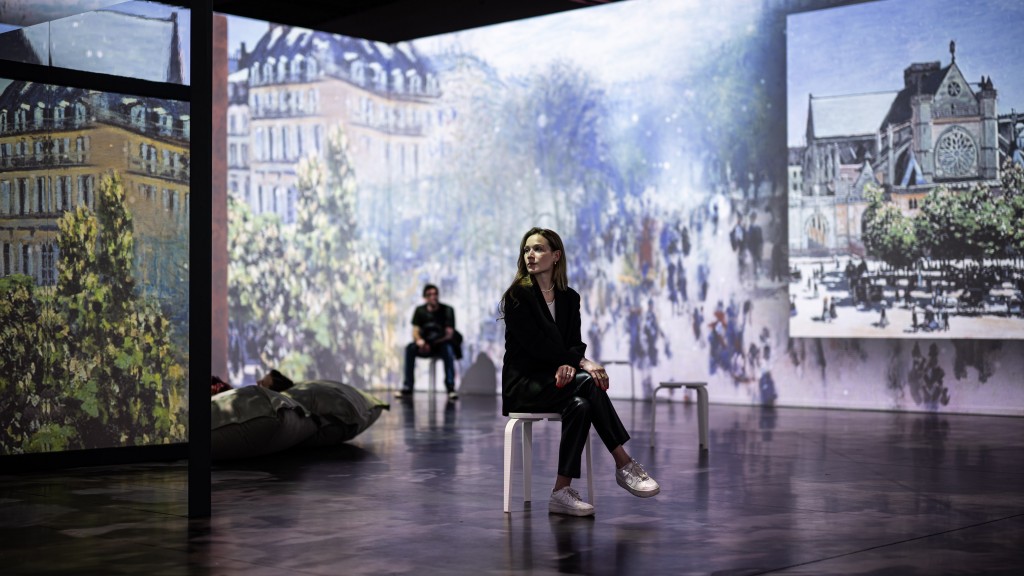 Blick in die immersive Ausstellung 