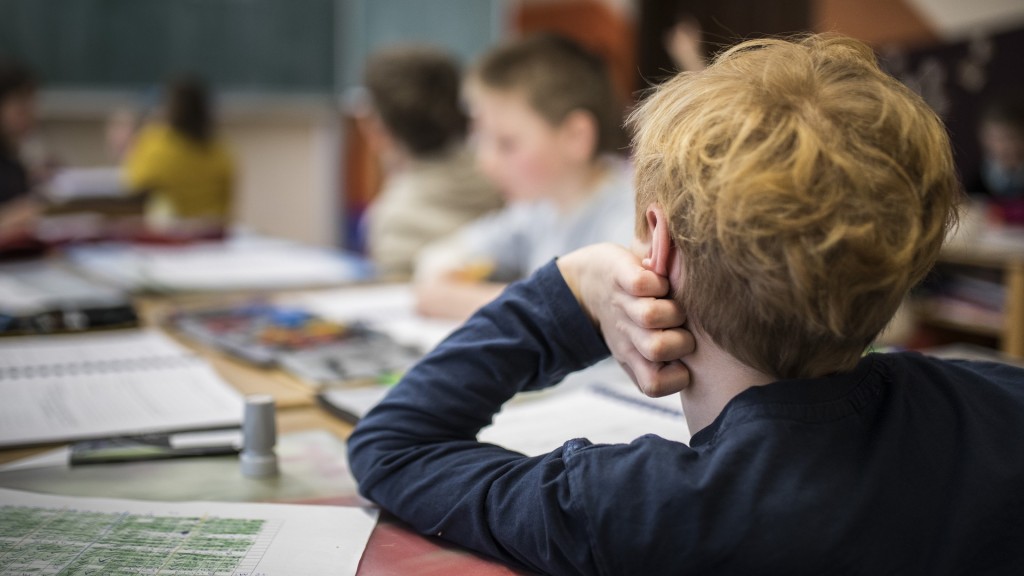 Schüler während einer Unterrichtsstunde