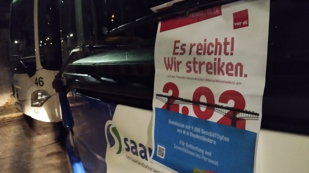 Busstreik in Saarlouis