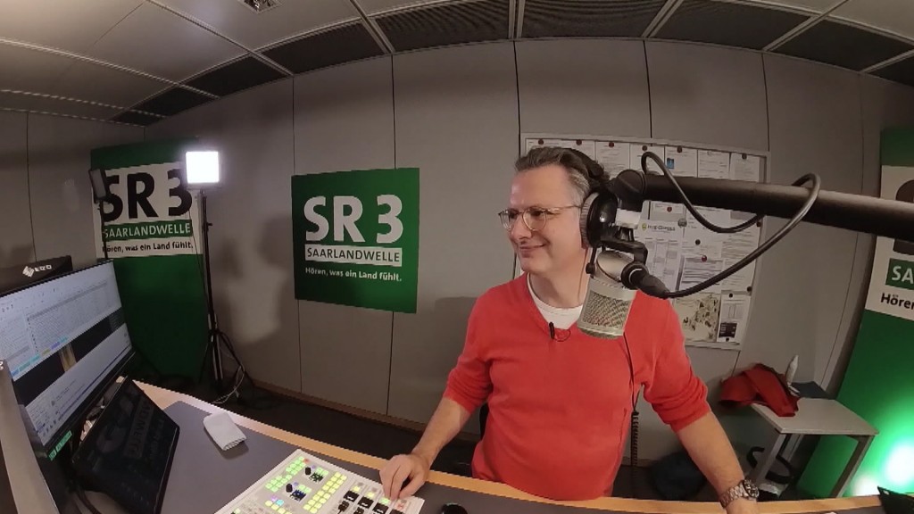 Michael Friemel im SR 3- Studio