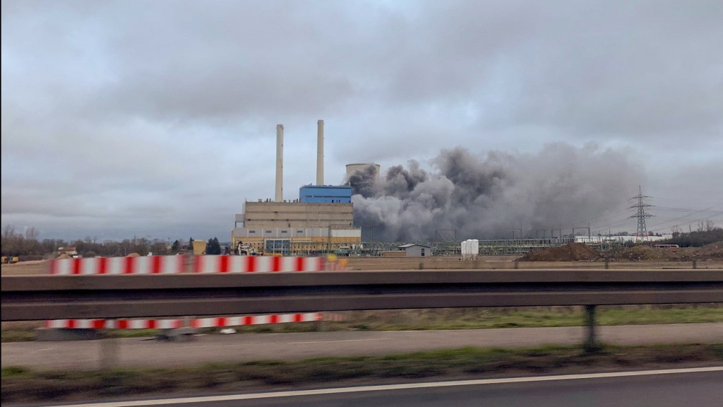Feuer im Kraftwerk Ensdorf