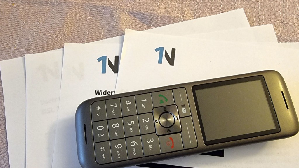 Irritierende Werbepost der Firma „1N Telecom“