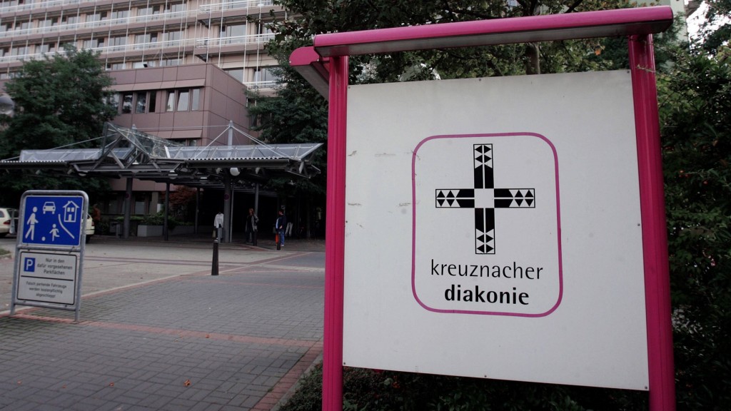 Hinweisschild Kreuznacher Diakonie 