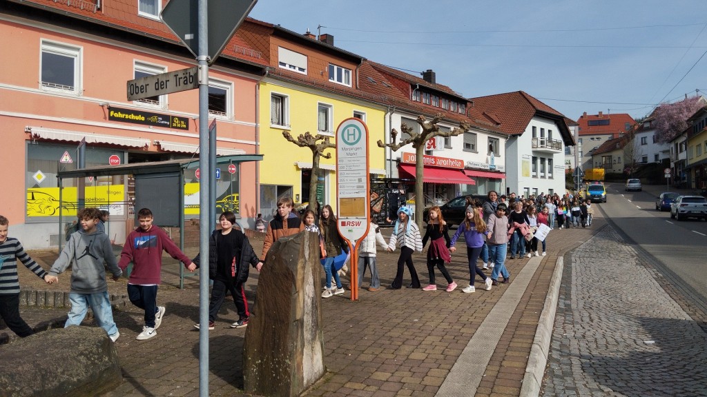 Gemeinschaftsschule Marpingen setzt Zeichen gegen Rassismus