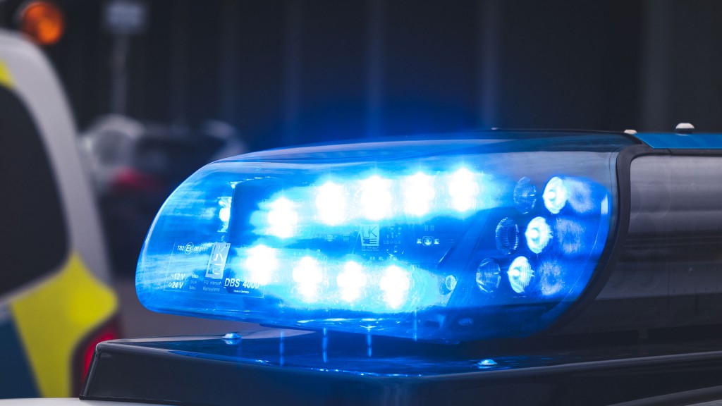 Foto: Blaulicht-Sirene eines Polizeiwagens