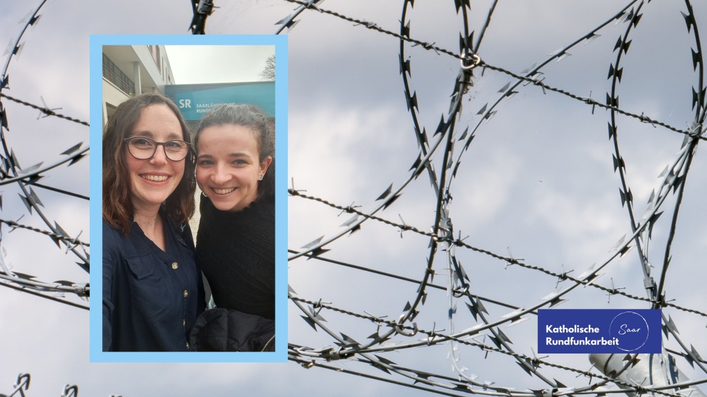 Pastoralreferentin Luisa Maurer mit Psychologin Helena Dröschel.