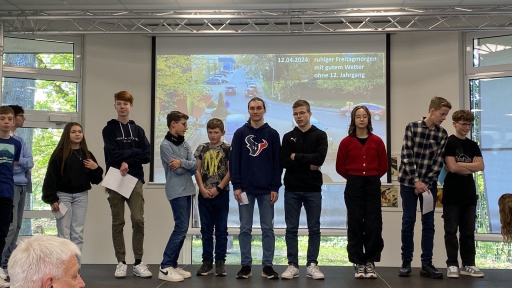 Schüler des Max-Plank-Gymnasiums stellen ihre Schulwegplanung vor