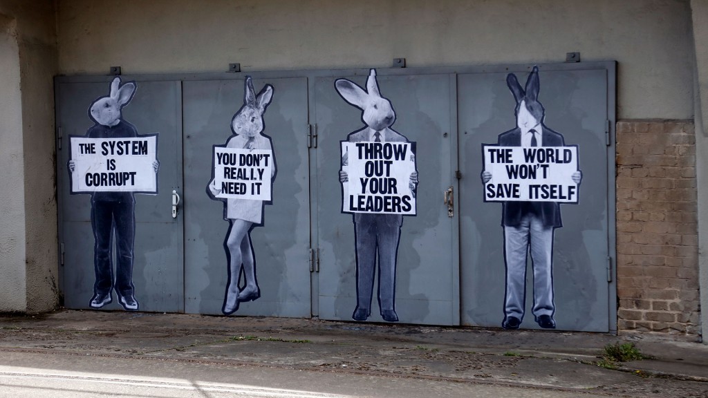 Foto: Kunstwerke von Benjamin Irritant, Urban Art Biennale Völklinger Hütte