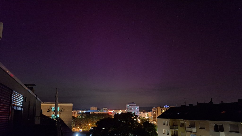 Polarlichter über Saarbrücken zu sehen