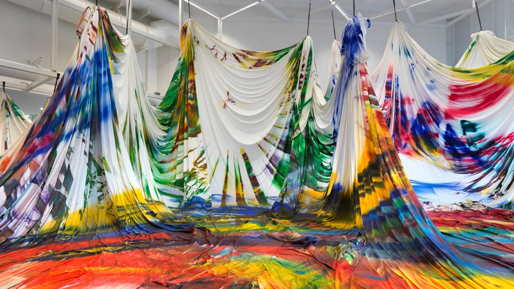 Ausstellung Katharina Grosse im Centre Pompidou in Metz