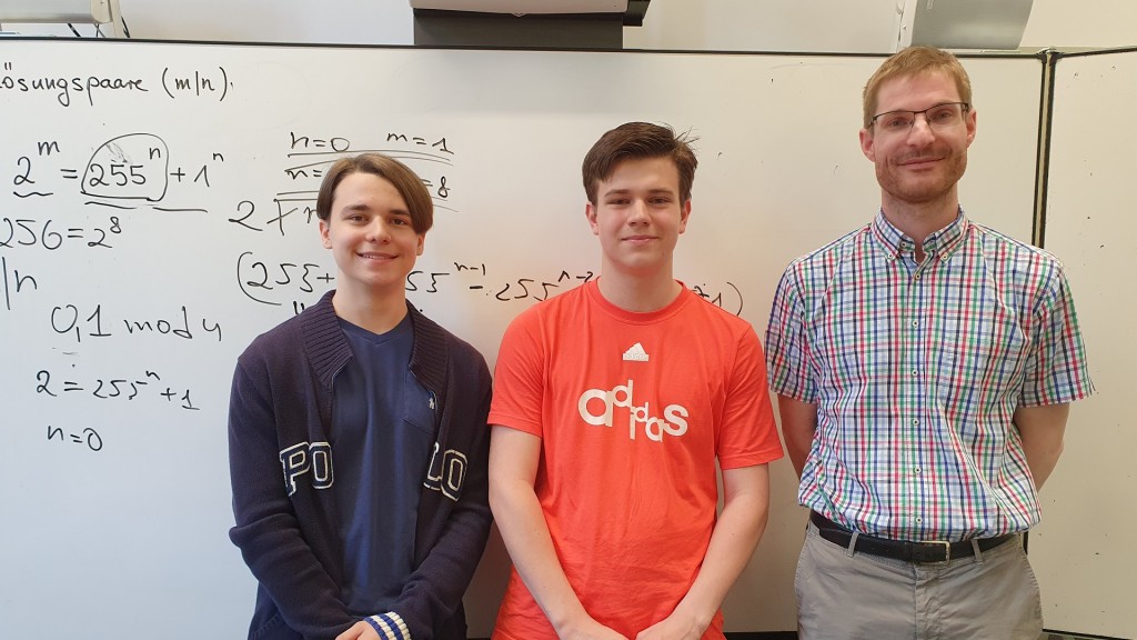 Matteo, Mitte Roman, rechts Matthias Delarber