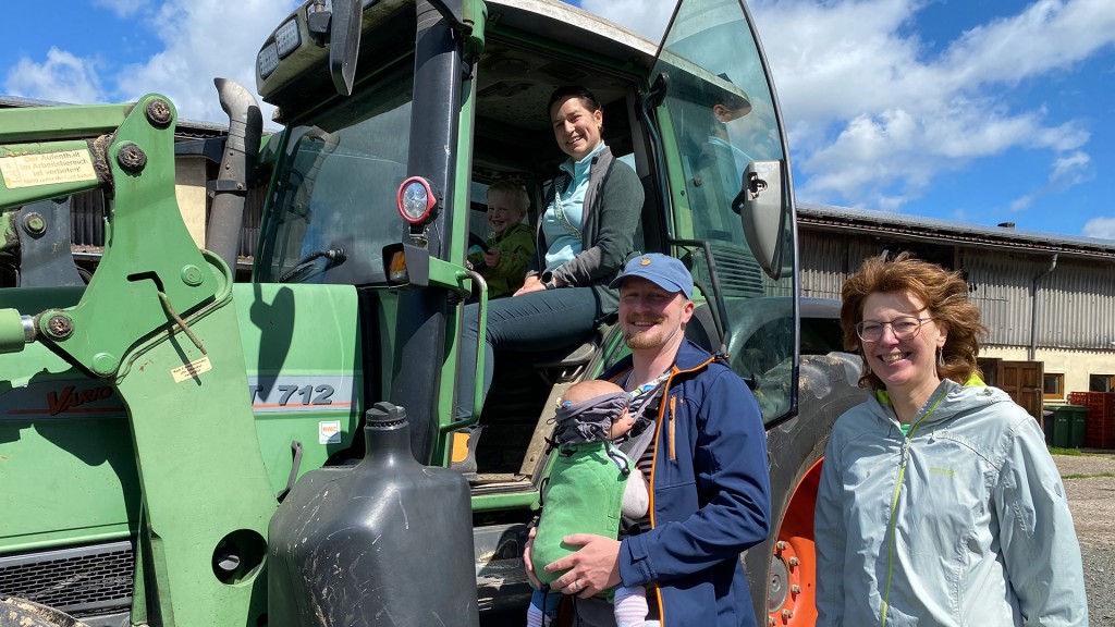 Familie Pels und Christine Laub vom Ferienhof Laub