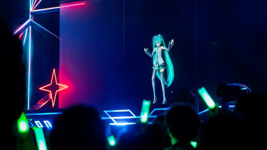 Konzert von Hatsune Miku, der berühmteste Stimmroboter der Welt