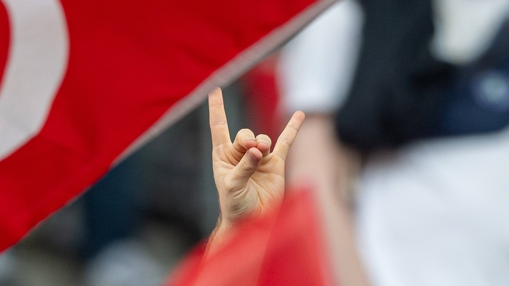 Wolfsgruß eines türkischen Fußballfans