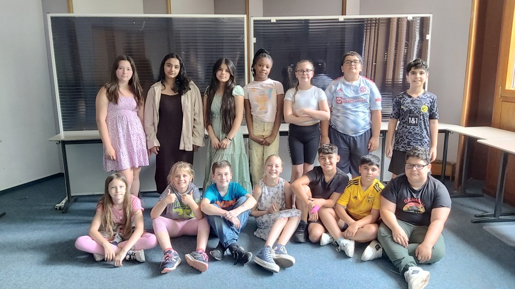 Schülerinnen und Schüler der Anton Hansen Schule Ottweiler