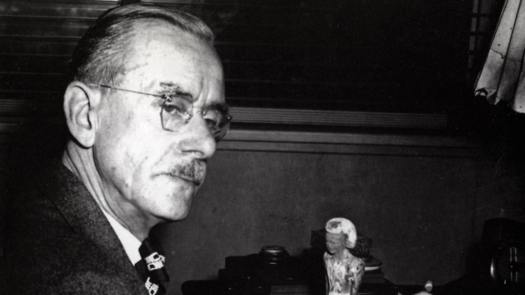 Der Schriftsteller Thomas Mann