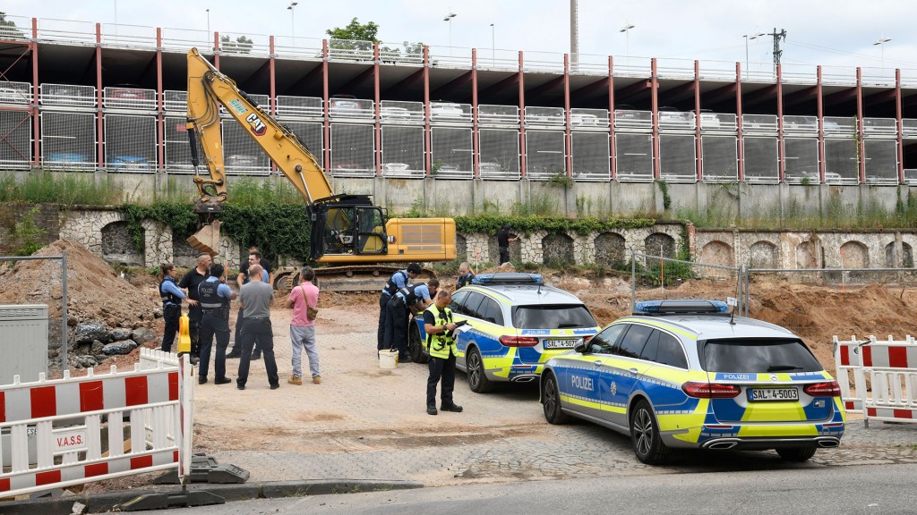 Foto: Bombenfund in der Ursulinenstraße