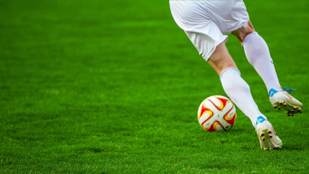 Foto: Fußballspieler auf Rasen