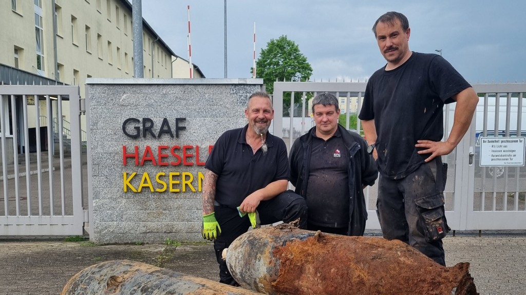 Foto: Fliegerbomben in Lebach erfolgreich entschärft 