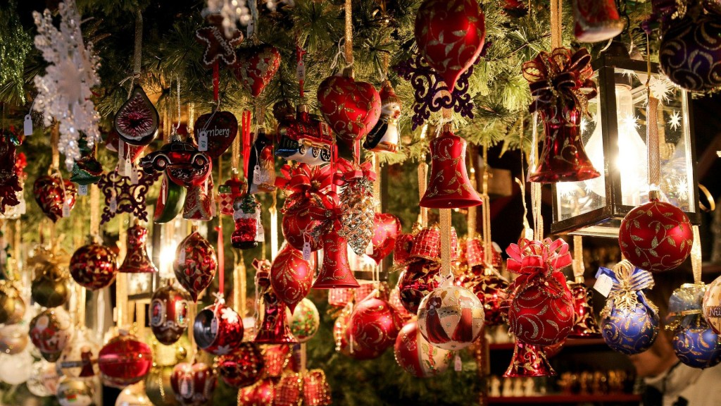 Angebot an einem Weihnachtsmarkt-Stand