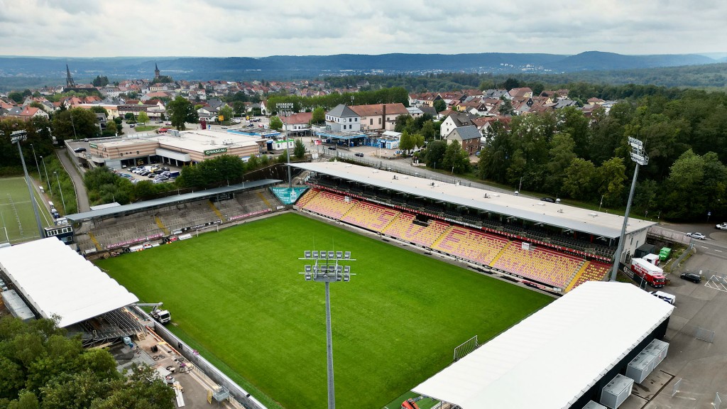 Fußballstadion an der Kaiserlinde, Heimat der SV Elversberg